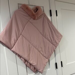 Do everything in Love puffer poncho NWT